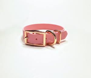 Luxury Pink Biothane Dog Collar by Luxury Pooch